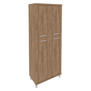 Шкаф высокий широкий (2 средние двери ЛДСП, 2 низкие двери ЛДСП) KST-1.8