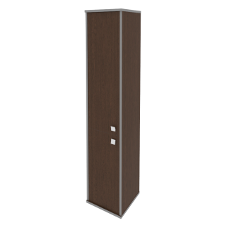 Шкаф высокий узкий (1 низкая дверь ЛДСП, 1 средняя дверь ЛДСП) Л.СУ-1.3 Л/Пр