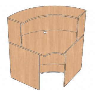 Модуль угловой Ресепшен 90 град. Р.Му-90