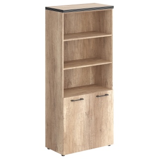 Шкаф с 1 комплектом глухих малых дверей и топом ТНС (THC) 85.5