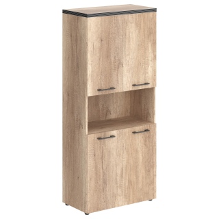 Шкаф с 2-мя комплектами глухих малых дверей и топом ТНС (THC) 85.4